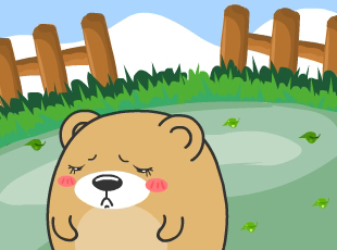 肥肥熊-心情不好